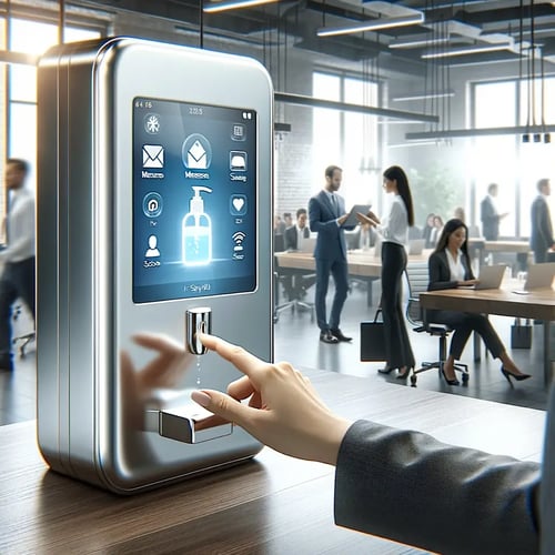 futuristic handsanitizer