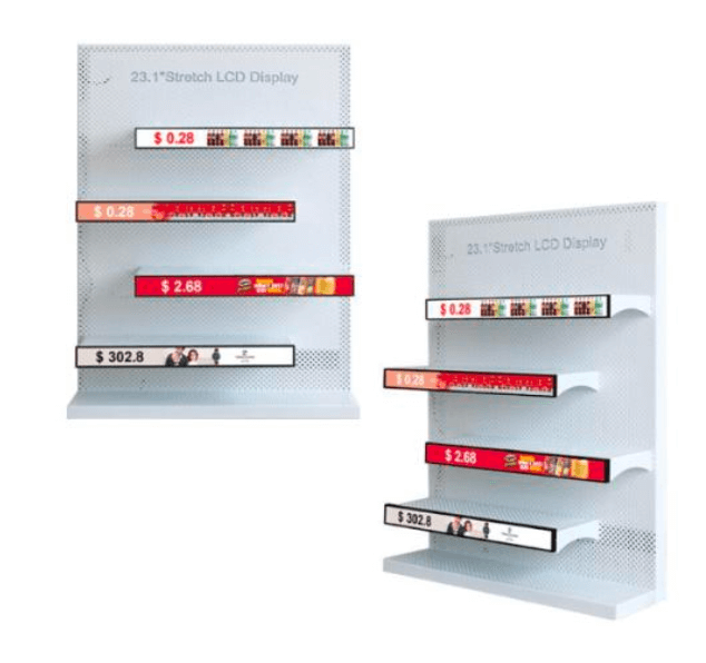 Stretched LCD Display