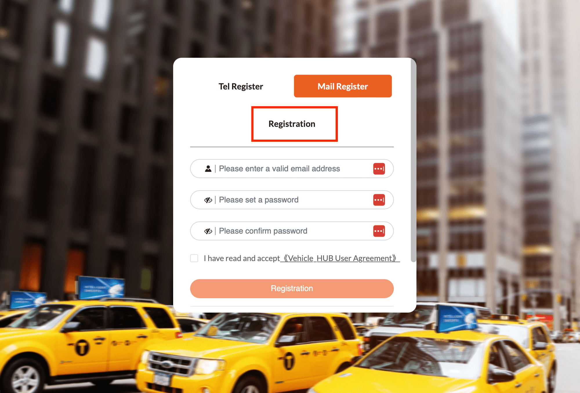 Rooftop Hub Platform registration