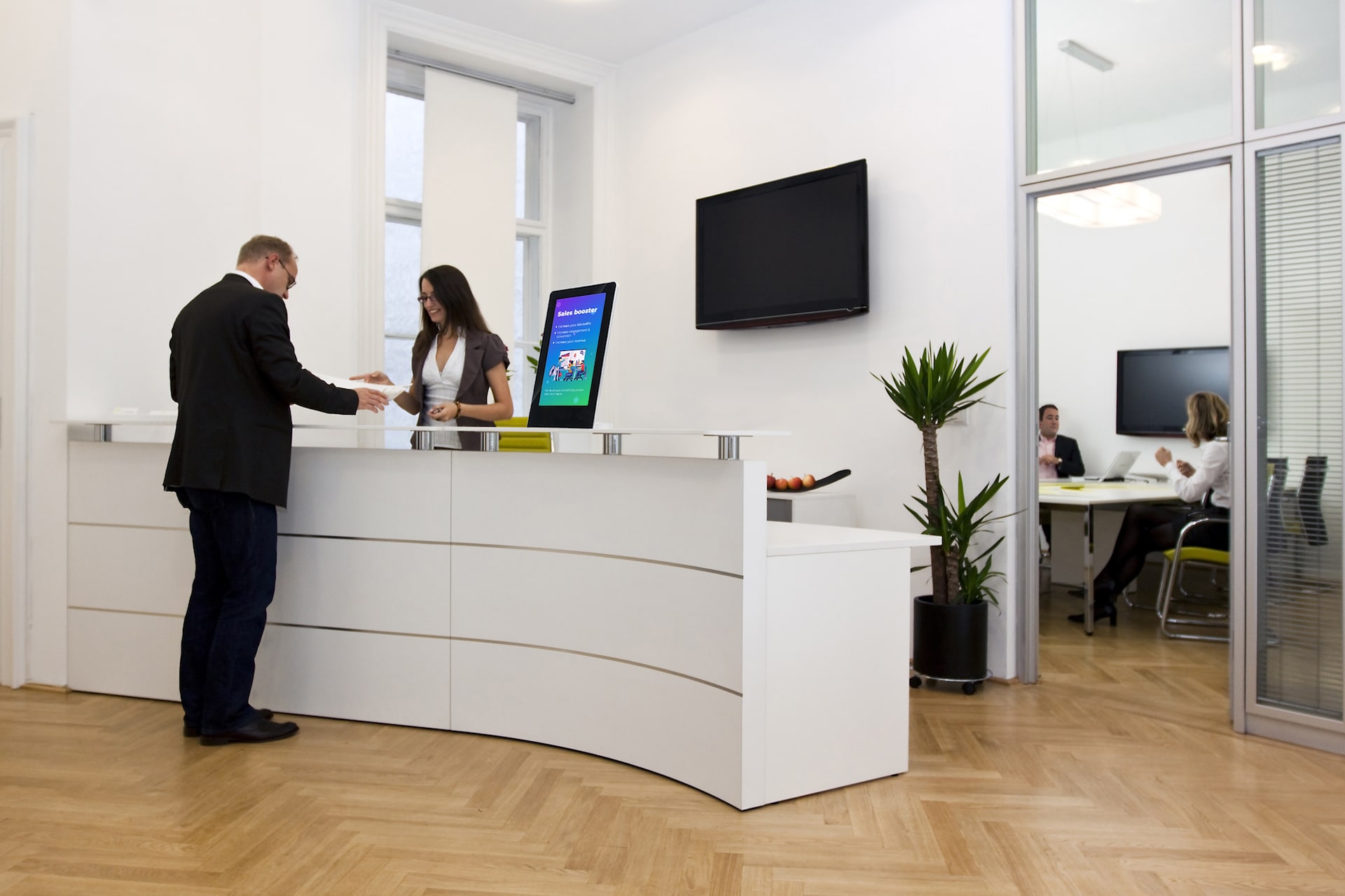table-tent in office